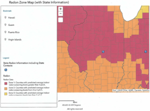 Radon Zone Map